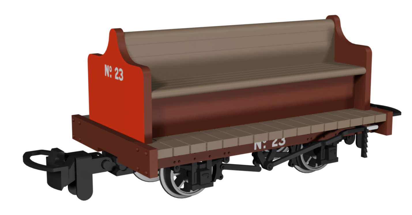 Manrider -  Brown with Red Ends No.23