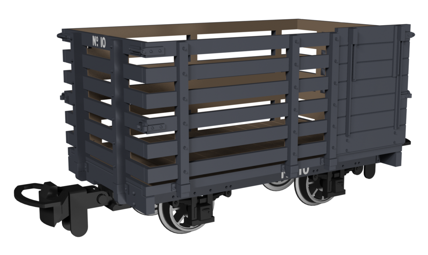 Livestock Wagon -  Plain Dark Grey No.10