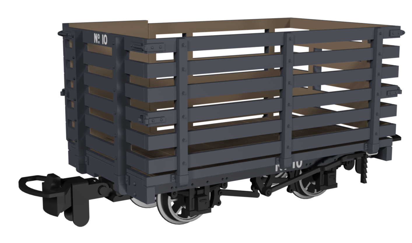 Livestock Wagon -  Plain Dark Grey No.10