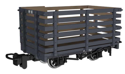 Livestock Wagon -  Plain Dark Grey No.10