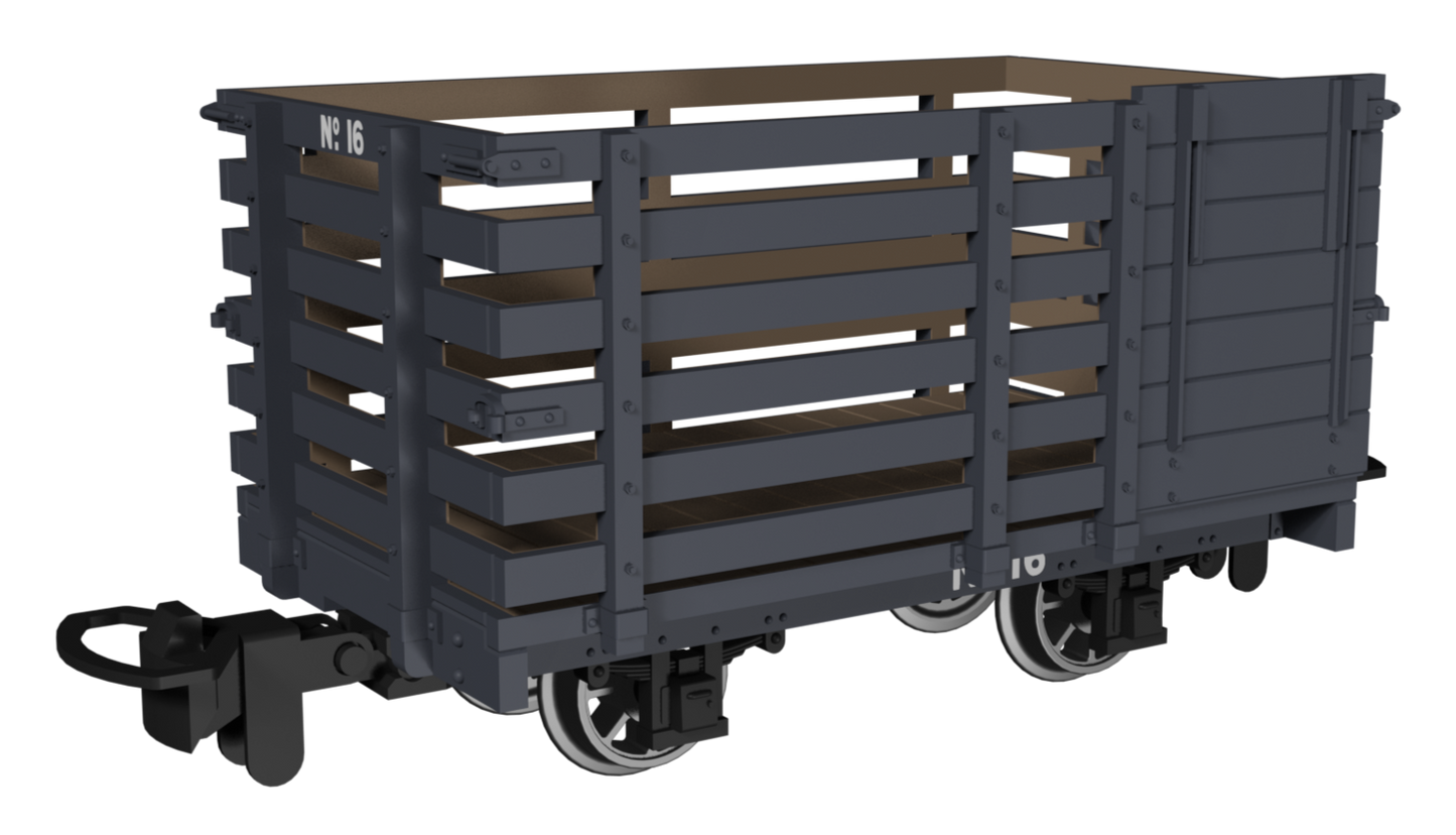 Livestock Wagon -  Plain Dark Grey No.16