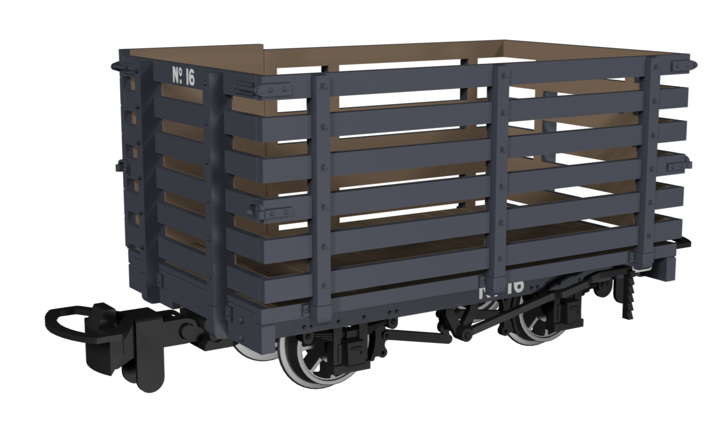 Livestock Wagon -  Plain Dark Grey No.16