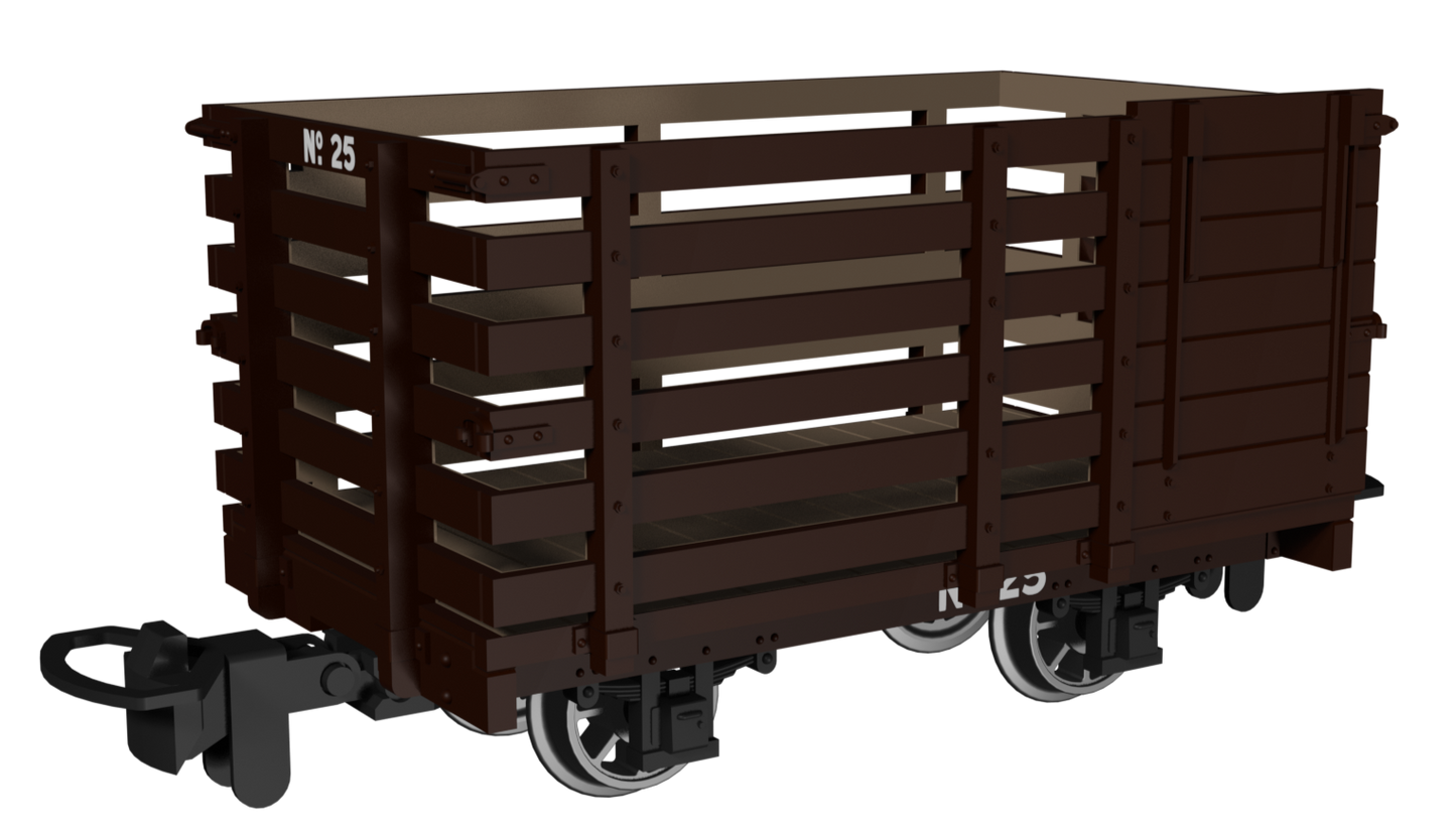 Livestock Wagon -  Plain Brown No.25