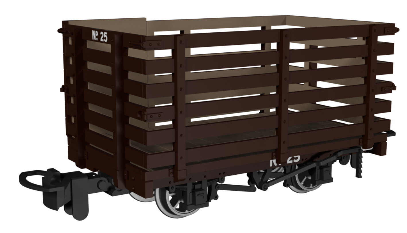 Livestock Wagon -  Plain Brown No.25