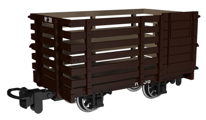 Livestock Wagon -  Plain Brown No.38