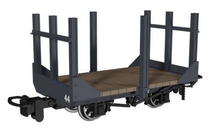 990702 Stake Wagon - Plain Dark Grey No.44