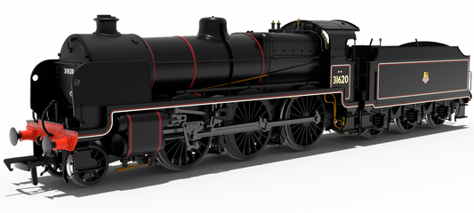SR U Class 2-6-0 No.31620 - BR Lined Black Early Crest Steam Locomotive