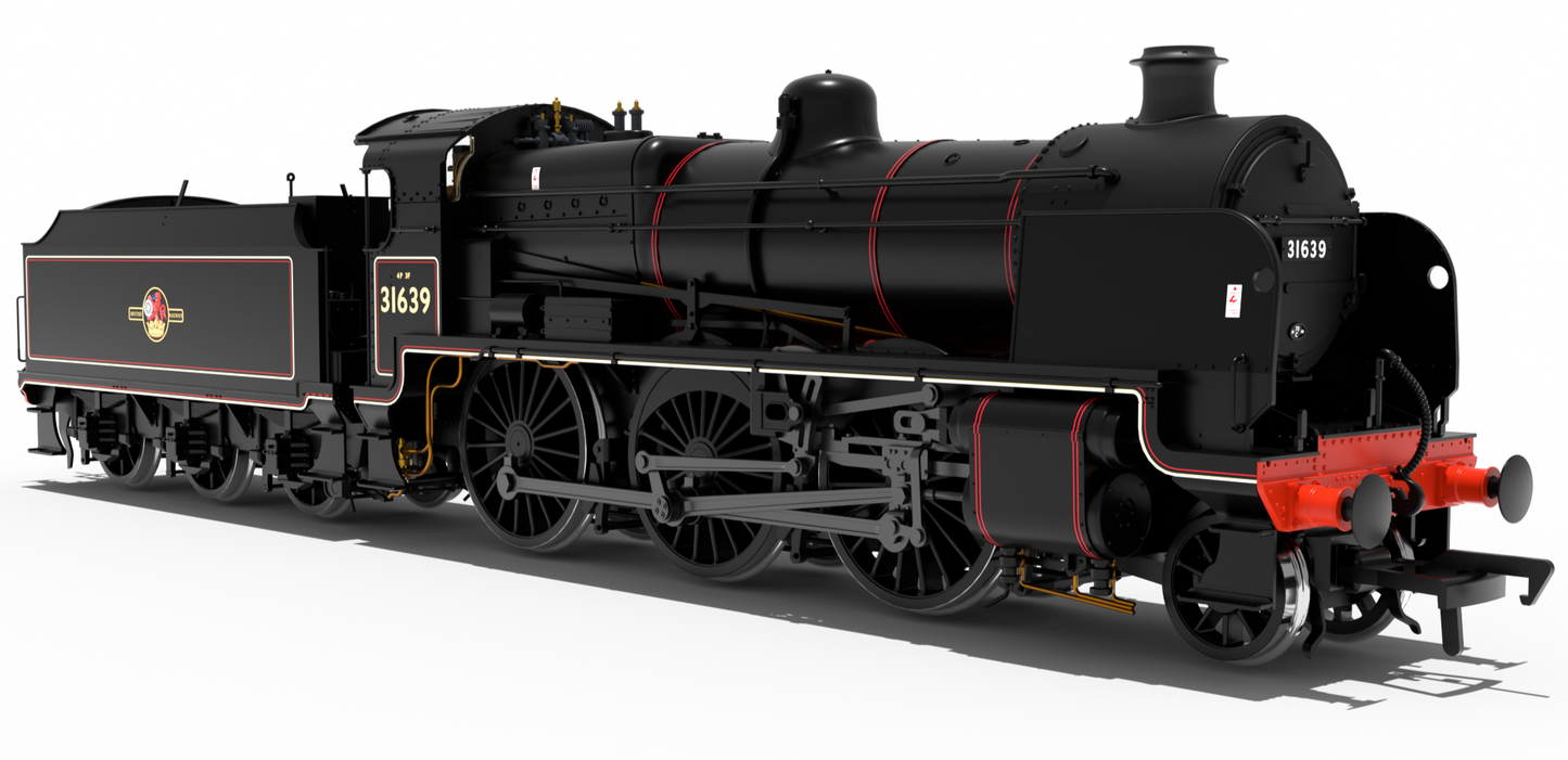 SR U Class 2-6-0 No.31639 - BR Lined Black Late Crest Steam Locomotive