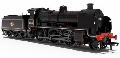 SR U Class 2-6-0 No.31639 - BR Lined Black Late Crest Steam Locomotive