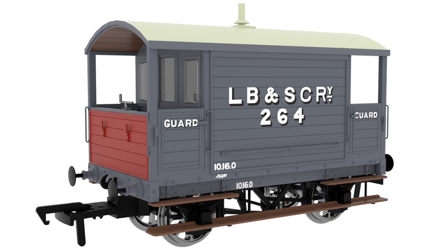 LBSC 4 Wheel Brake Van - LB&SCRy No.264