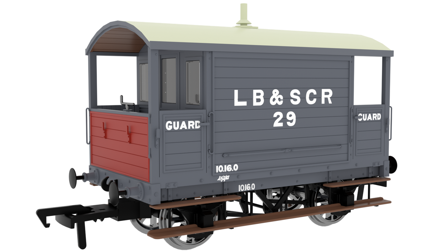 LBSC 4 Wheel Brake Van - LB&SCR No.29