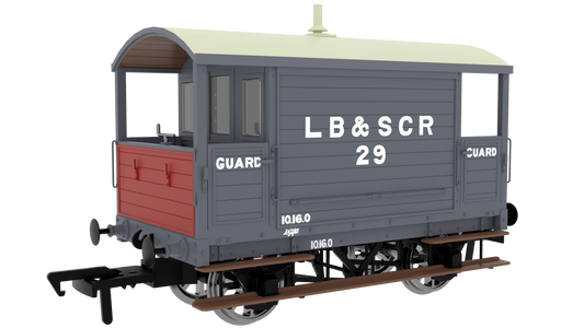LBSC 4 Wheel Brake Van - LB&SCR No.29