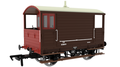 LBSC 4 Wheel Brake Van - SR (Post-36) No.55803