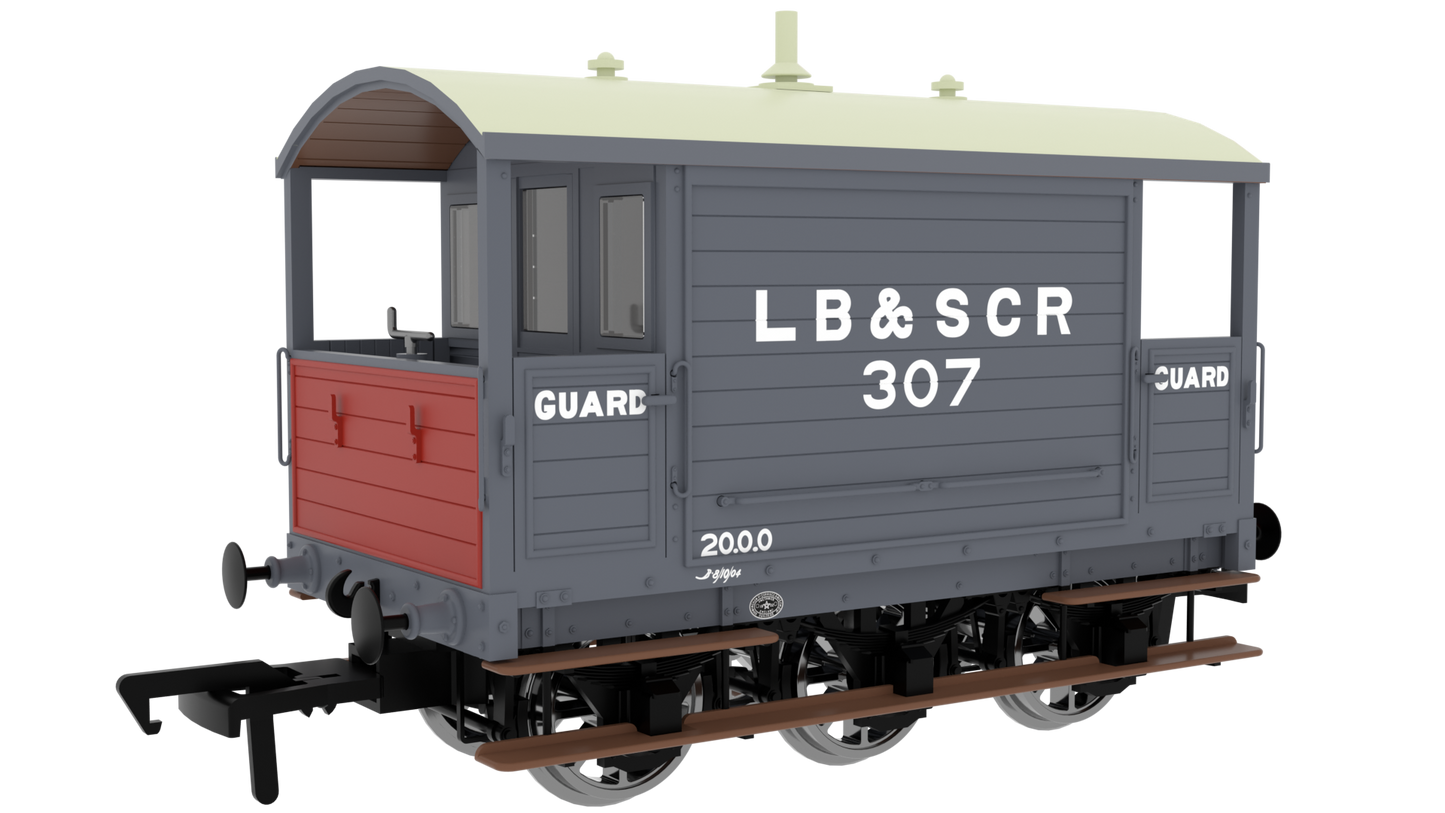 LBSC 6 Wheel Brake Van - LB&SCR No.307