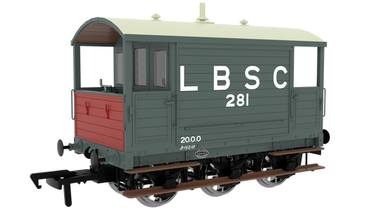 LBSC 6 Wheel Brake Van - LBSC No.281