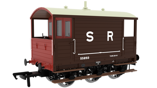 LBSC 6 Wheel Brake Van - SR (Pre-36) No.55893