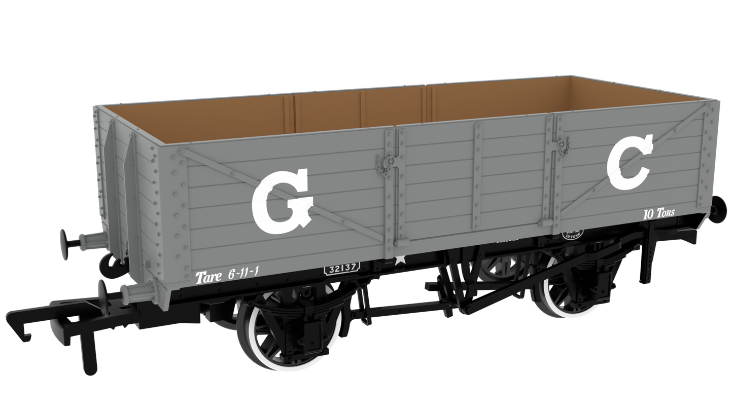 GCR Dia. 9A/9B 6-Plank - No. 32137 GCR Grey