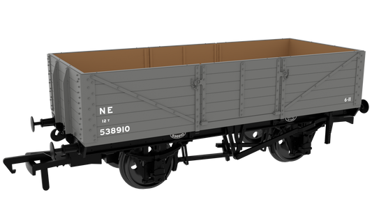 GCR Dia. 9A/9B 6-Plank - No. 538910 LNER Grey (post-’36)