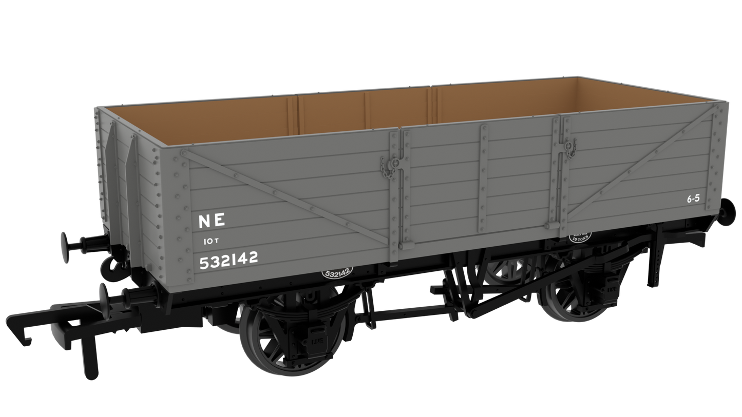 GCR Dia. 9A/9B 6-Plank - No. 532142 LNER Grey (post-’36)