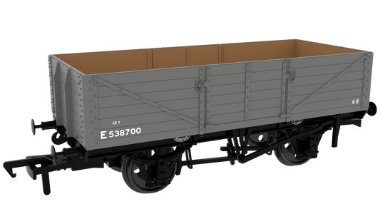 GCR Dia. 9A/9B 6-Plank - No. E538700 BR(E) Grey