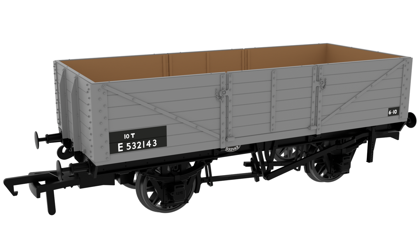 GCR Dia. 9A/9B 6-Plank - No. E532143 BR(E) Grey