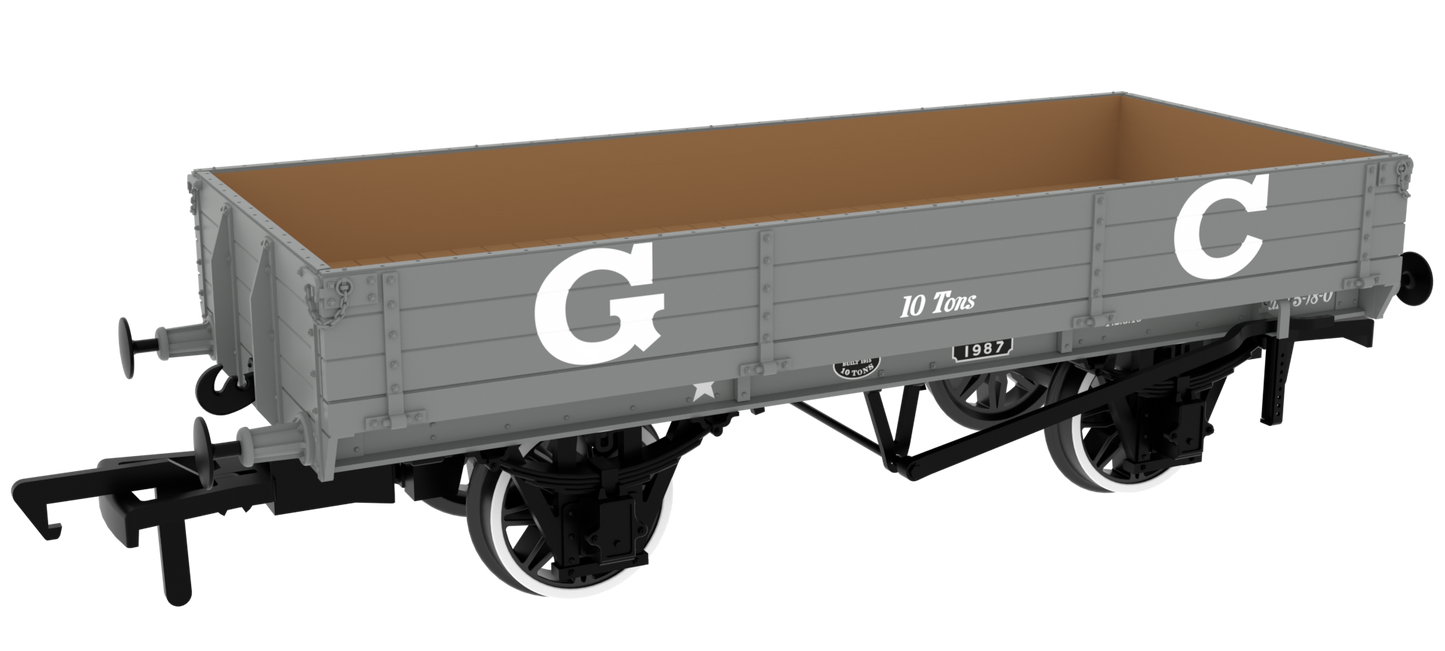 GCR Dia. 6C 3-Plank Open - No. 1987 GCR Grey