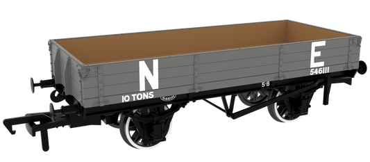 GCR Dia. 6C 3-Plank Open - No. 546111 LNER (pre-’36) Grey