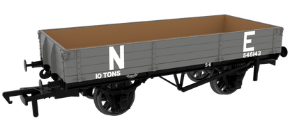 996006 GCR Dia. 6C 3-Plank Open - No. 546143 LNER (pre-’36) Grey