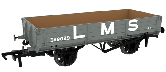 GCR Dia. 6C 3-Plank Open - No. 358029 LMS Grey (pre-’36)