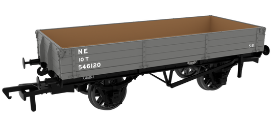 GCR Dia. 6C 3-Plank Open - No. 546120 LNER Grey (post-’36)