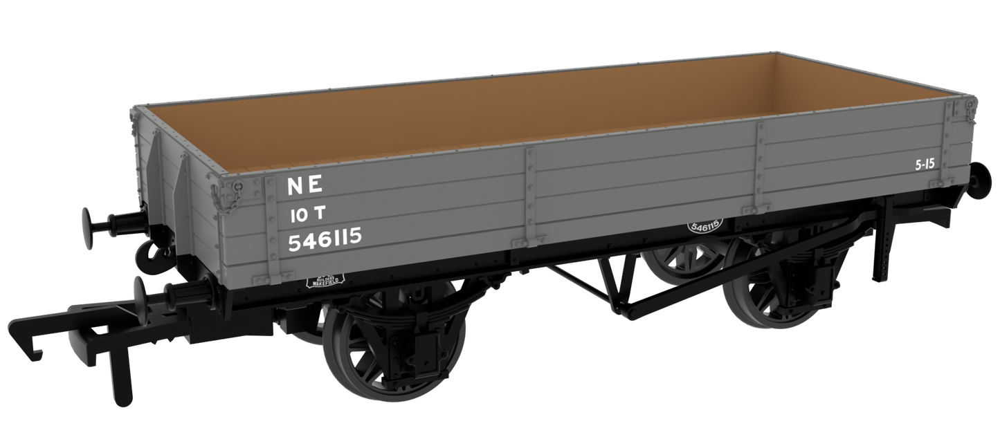 GCR Dia. 6C 3-Plank Open - No. 546115 LNER Grey (post-’36)