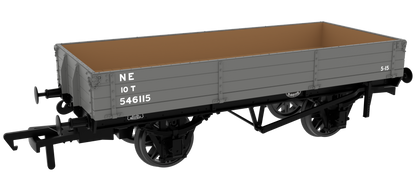 996010 GCR Dia. 6C 3-Plank Open - No. 546115 LNER Grey (post-’36)