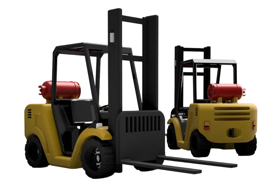 N Gauge Forklift (Single Pack) - Unpainted Model Kit