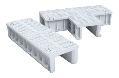 OO Gauge Modern Cable Troughs (Single Pack) - Unpainted