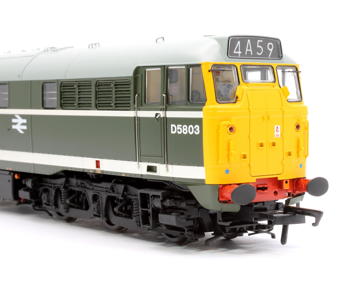 Pre-Owned Class 31 No. D5803 BR Green Full Yellow Ends BR Arrows Diesel Locomotive (DCC Sound)