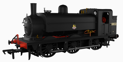 LNER J52/2 No.68832 BR Unlined Black Early Crest Steam Tank Locomotive