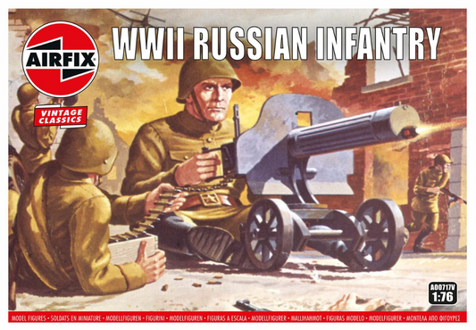 WWII Russian Infantry Model Kit