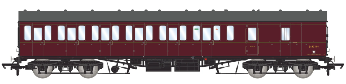 BR Mk1 57' Non-Gangway Coach - BS - Sc43314