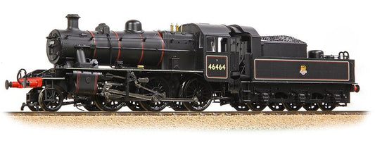 32-832 LMS Ivatt 2MT 46464 BR Lined Black (Early Emblem) Steam Locomotive