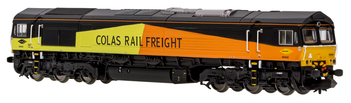 Class 66 66846 Colas Rail Diesel Locomotive - DCC Sound