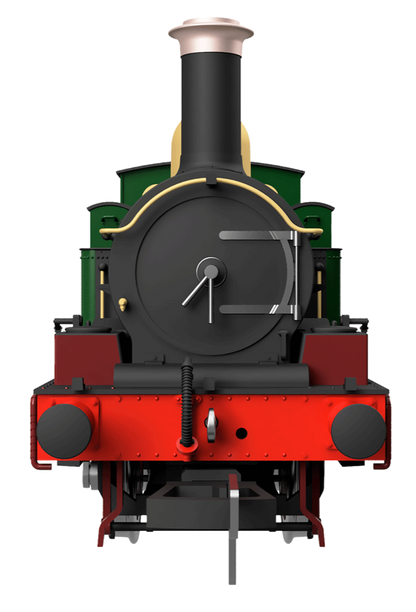 GWR 517 Class 0-4-2 202 Lined G.W Green Red Frames Steam Locomotive