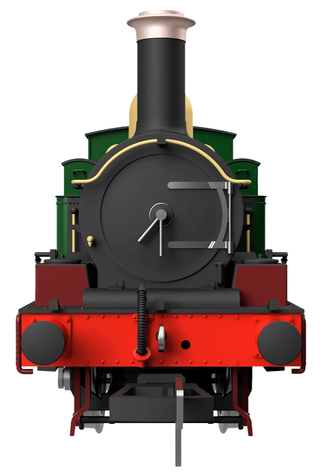 GWR 517 Class 0-4-2 1158 G.W. Green Steam Locomotive - DCC Fitted