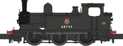 J72 0-6-0 68745 BR Black Early Crest Steam Tank Locomotive