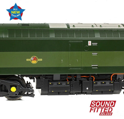 35-410BSFX Class 47/0 D1940 BR Two-Tone Green (Small Yellow Panels) Diesel Locomotive - DCC Sound Deluxe