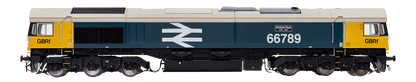 Class 66 789 GBRF 'British Rail 1948-1997' BR Blue Large Logo Diesel Locomotive - DCC Fitted