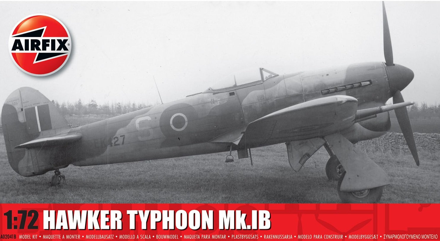 Airfix A02041B Hawker Typhoon Mk.IB Model Kit – Rails