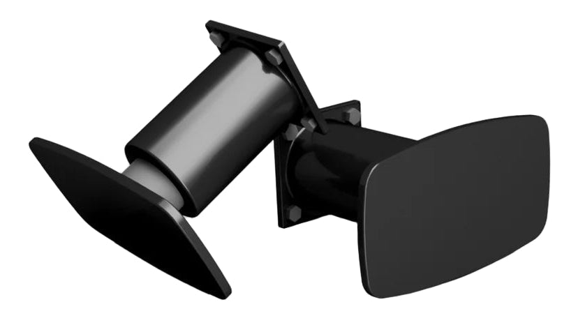 OO Gauge Rectangle Buffers (Pack of 8) - Unpainted