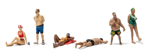 A1962 Scenic Accents - Beach Goers - HO Scale