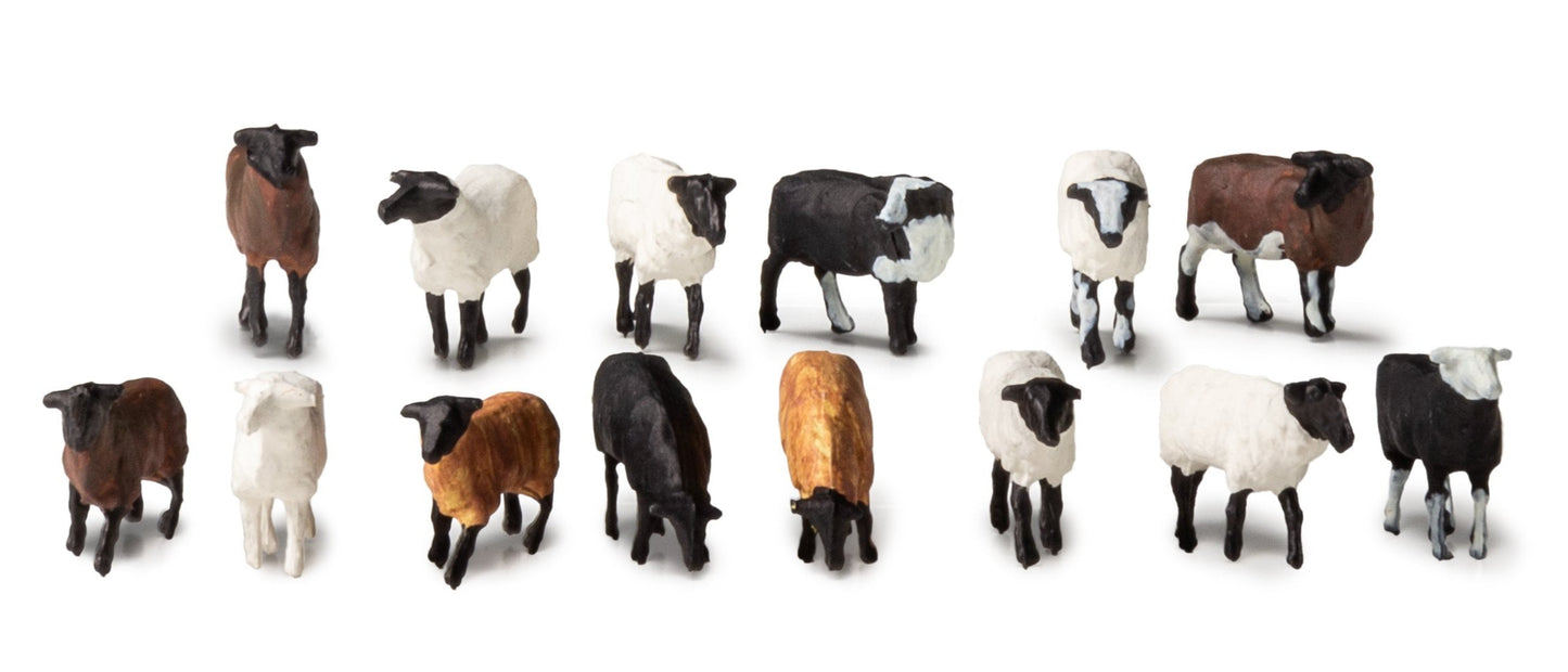 A1964 Scenic Accents - Flock of Sheep - HO Scale