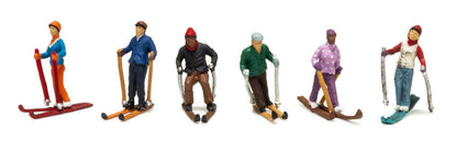 A1967 Scenic Accents - Snow Skiers - HO Scale